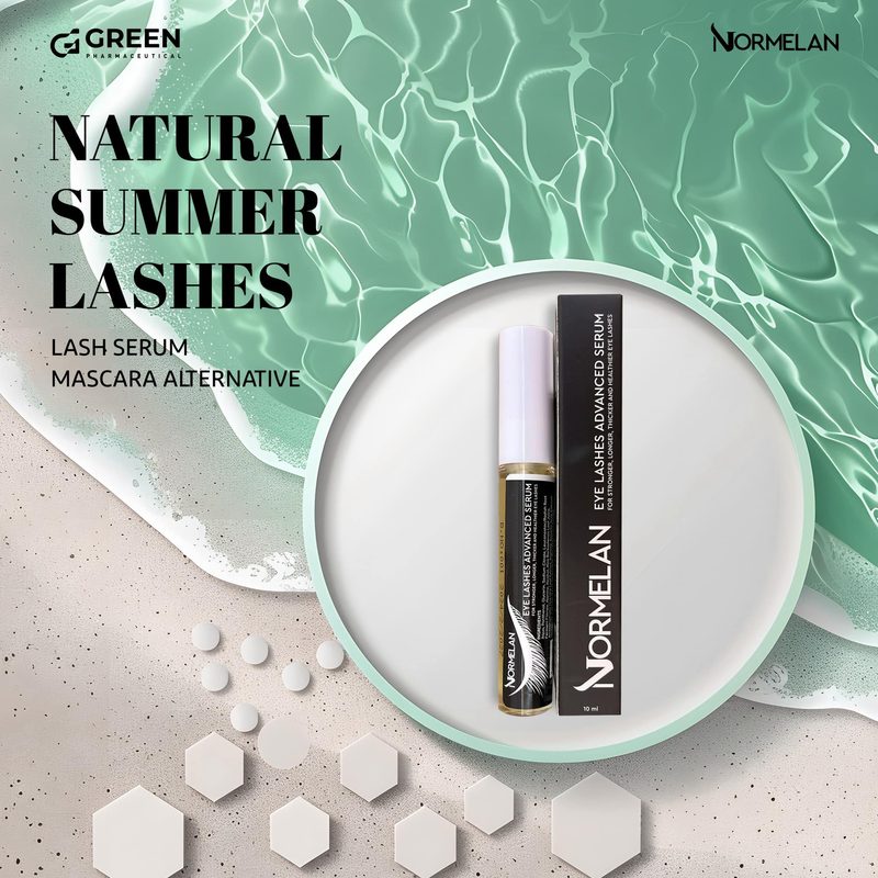 Normelan eye lashes serum campaign